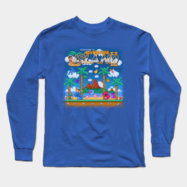 Island Adventure, too Long Sleeve T-Shirt by Kari Likelikes